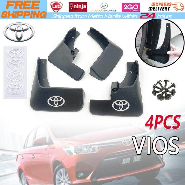【Local Warehouse】Car Mud Flaps For Toyota Vios Corolla Altis Yaris Vitz