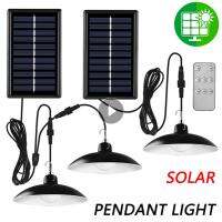 IP65 Waterproof Ourtdoor Solar Pendant Lamp Single/Double Head Solar Pendant Light Solar Garden Decoration Lamp LED Spotlight