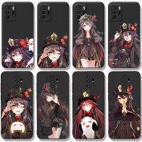 Genshin Impact Case for POCO M3 X3 Pro F3 for Xiaomi Redmi Note 10 Pro 9C 9A 9 Pro Hu Tao Vidio Game Phone Cover