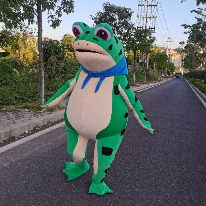 Frog Doll Clothes Sell Seed Show Performance Attract Popular Sale Inflatable Big Frogman Wear