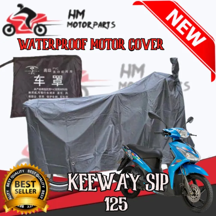 Waterproof and Easy to clean Motor Cover for: KEEWAY SIP 125 Protect ...