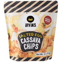 Happy moment with us ? Irvins Cassava Chips Salted Egg 105g. เออร์วินส์มันสำปะหลังชิปส์ไข่เค็ม 105 กรัม?