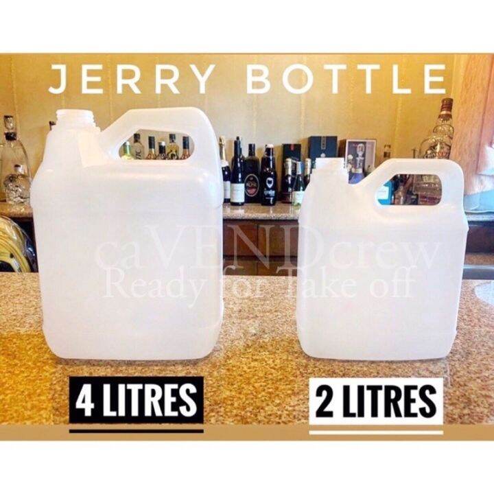【COD】pa23420rw67 Jerry Bottle Container 5 Liters 4 Liters 2 Liters 1 Liter HDPE GAS container