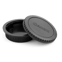 ฝาปิดบอดี้+ปิดตูดเลนส์ ใส่กล้องCanon  (Body Cap) +(Rear Lens Cap)