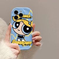 ปลอกสำหรับ Samsung Galaxy S23 S21พลัส S21FE S20FE พิเศษเคสมือถือนิ่มขอบโลชั่นเนื้อครีมใสนิ่มขอบแว่นตากันแดด Powerpuff เด็กผู้หญิงที่ยึดน่ารัก TPU ที่ถือรูปการ์ตูนกันกระแทก INS หรูหราที่สร้างสรรค์ซิลิโคน3D