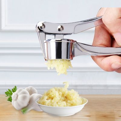 Stainless Steel Garlic Masher Kitchen Vegetable Cooking Ginger Extruder Manual Ginger Grinder Tool Kitchen Accessories gadgets