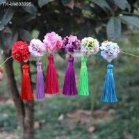 ❅ 2pcs/lot 2018 New Year Design Kids Girls Flower Tassels Hair Clips Chinese Tranditional Hairpins Children Girl Hair Accessories