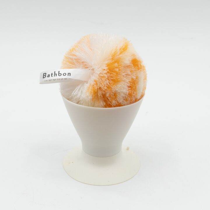 yamazaki-sangyo-sponge-washbasin-clean-pompon-with-case-ฟองน้ำทำความสะอาด-เคส-by-lyg