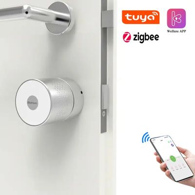 Tuya แอป Zigbee รีโมทคอนโทรลอัจฉริยะ,M532ตัวล็อคมอเตอร์อัตโนมัติสำหรับ EU Cylinder