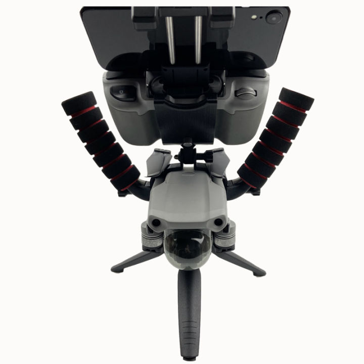 สำหรับ-dji-mavic-air-2-รีโมทคอนลมือถือ-dual-handle-gimbal-กล้องถ่ายภาพ-stabilizer-cket-การปรับเปลี่ยนอุปกรณ์เสริม