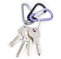 (6ชิ้น)คาราบิเนอร์ carabiner keychain clip เดินป่า ตั้งแคมป์ ตะขอ อลูมิเนียม พวกกุญแจมินิ(คละ) อุปกรณ์การล็อค กระเป๋าเดินทาง พวงกุญแจ