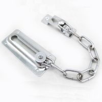 【LZ】❀◘☒  Fechadura da porta de correr chrome fechadura da porta corrente de segurança do parafuso da corrente de segurança do escritório do hotel