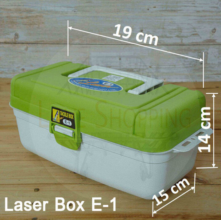 กล่องใส่อุปกรณ์ตกปลา-1-ชั้น-laser-box-e-1-กล่องอเนกประสงค์-กล่องใส่อุปกรณ์-กล่องใส่อุปกรณ์ตกปลาเลเซอร์e-1-กล่องอุปกรณ์ตกปลา-fishing-love