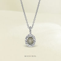 Mizuchol - สร้อยเงินแท้ ประดับหินแท้ GUARDIAN ANGEL NECKLACE