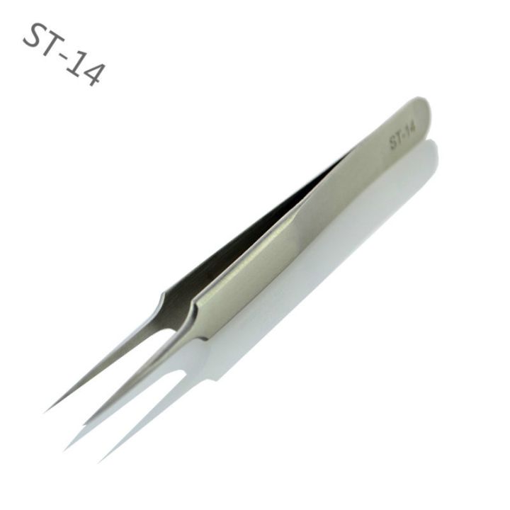 lz-1pcs-new-stainless-steel-industrial-anti-static-tweezers-watchmaker-repair-tools-excellent-quality