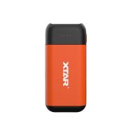 ที่ชาร์จ PB2C XTAR Power Bank 18650แบบพกพา USB C ชาร์จแท่นชาร์จแม่เหล็กสำหรับแบตเตอรี่18650แบบชาร์จใหม่ได้