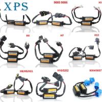 Xps H4 9005 HB3 9006 HB4 LED รถ Canbus ถอดรหัส H7 H11 H13 Anti Flicker ข้อผิดพลาดฟรี H1 H3คำเตือน Resistor Canceller