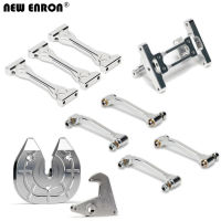 NEW ENRON Alloy Middle Chassis Mount &amp; Rear Chassis &amp; Radius Arm &amp; Decoupling Plate for RC 114 Tamiya 56301 56304 56309 56314