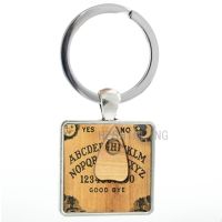 【CW】 Fashion Card Ouija Board keyring oth spirit world case for Hearts keychain men women key chain ring gifts AA107