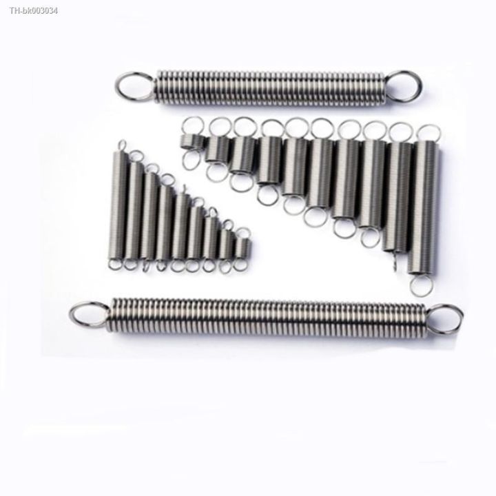 10pcs-lot-tension-spring-0-2mm-0-3mm-0-4mm-0-5mm-0-6mm-304-stainless-steel-extension-spring-od-2mm-6mm-length10mm-to-50mm-a2