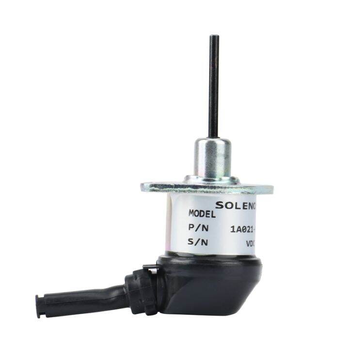 12V Fuel Shut Off Solenoid 1A02160017 for Kubota D1503 D1703 D1803 Tractor Mower Replace Lazada