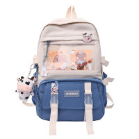 Lovely girl student Backpack Large capacity Nylon Laptop Bag Kawaii Mochila Fashionable travel backpack for women