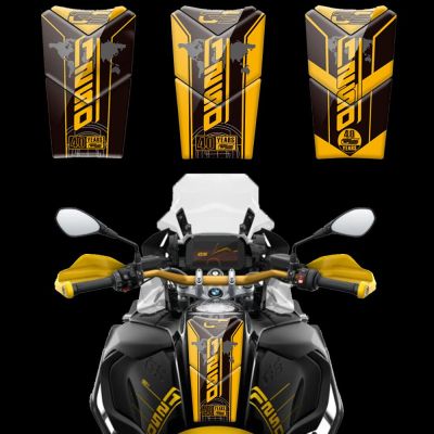 For BMW R1250GS R 1250 GS ADV Adventure 2019-2021 motorcycle fuel tank pad protector 3D resin sticker 40th anniversary sticker