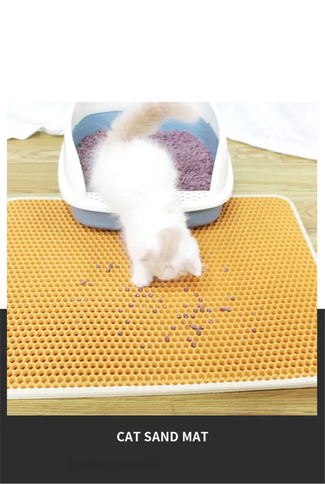 Waterproof EVA Cat Litter Box Mat Non-slip Sand Cat Pad