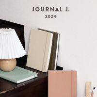 2024 Journal J. Diary (Weekly) แพลนเนอร์รายสัปดาห์ปกหนัง พร้อมส่ง Iconic