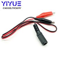 5.5MM 2.1MM  Alligator Clip DC Power male female test lead Cable 12V Power Wire To 2 Crocodile Connector To Male 50cm  Wires Leads Adapters