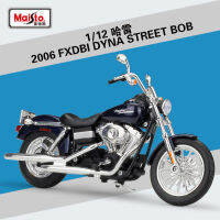 Maisto 1:12 Harley 2006 Dai Na Fxdbi Dyna Street Bob Simulation Motorcycle Model