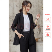 Áo blazer nữ tay dài Andora phong cách công sở Hàn Quốc áo vest khoác