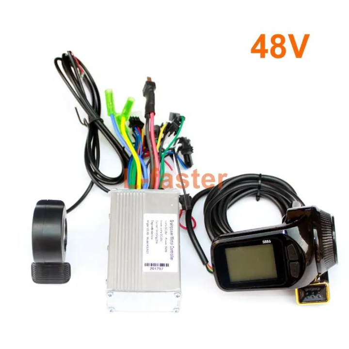 Lfaster Scooter Brushless Controller With S886 Thumb Throttle LCD