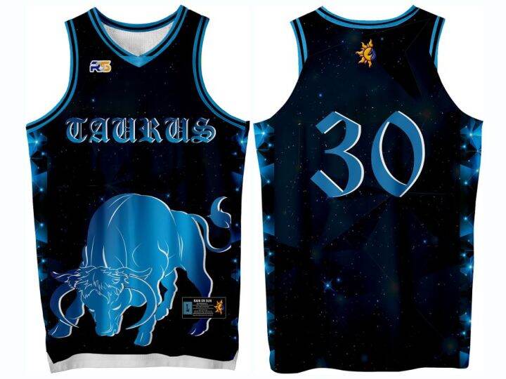 BASKETBALL ZODIAC SIGNS 04 TAURUS INSPIRED JERSEY FREE CUSTOMIZE OF