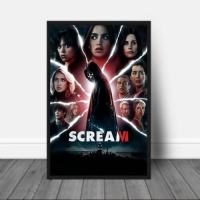 Scream Vi Horrer 2023ภาพยนตร์ศิลปะภาพยนตร์พิมพ์โปสเตอร์ผ้าไหมของตกแต่งผนังบ้าน24X36นิ้ว0726