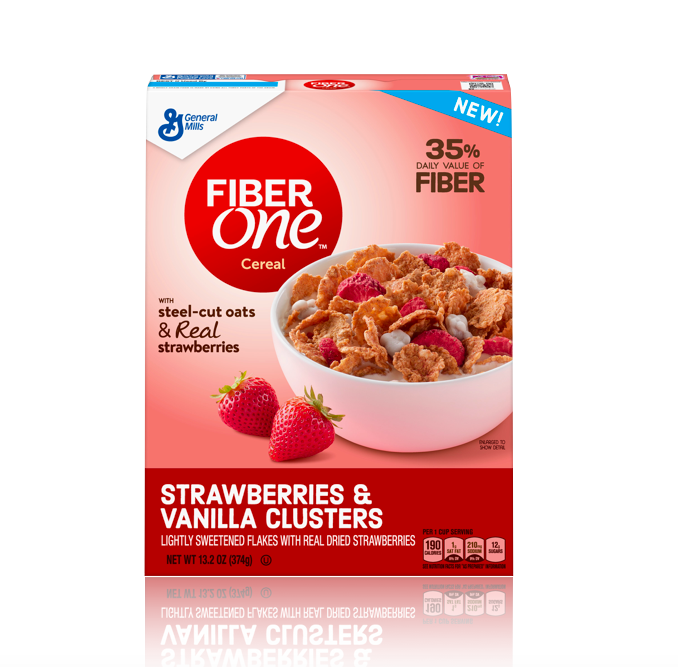 Fiber One Cereal, Strawberries and Vanilla Clusters, 13.2 oz Lazada PH