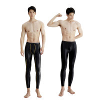 AMORESY Ares Series Nude Men S Basketball Football Breathable High Brightness Tight Elastic Fitness Pants Leggings