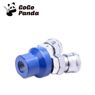 QDLJ-Round Two-way Pneumatic Joint Quick-connect Joint Smy Air Pump Air Compressor Joint Smv Round Tee Joint C-type