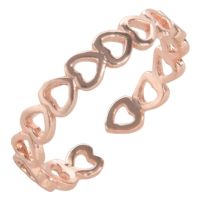 The New Innovative Copper Electroplating Ring Can Adjust WomenS Hollow Love Ring WomenS Ring