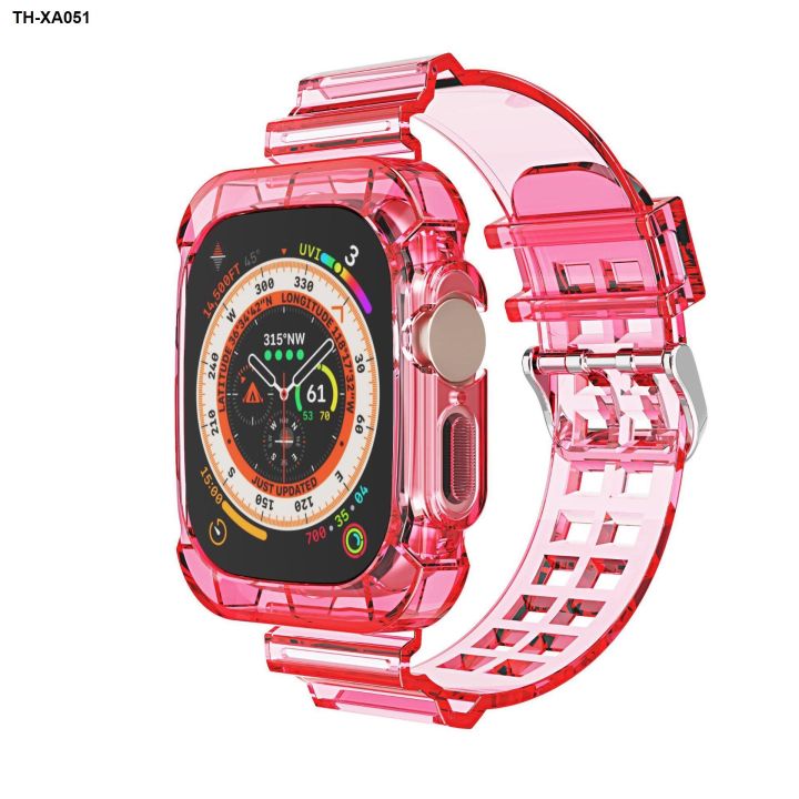 watch-strap-applicable-to-apple-watch-transparent-strap-iwatch-see-through-glacier-with