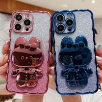 เคสโทรศัพท์ป้องกันเลนส์ TPU แววไล่ระดับสีสำหรับ Iphone 15 14 13 12 11 Pro Max 14 15 Plus เคสโทรศัพท์ชุบไฟฟ้า