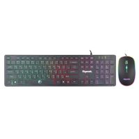 ??HOT!!ลดราคา?? คีบอร์ดมีไฟ เมาส์มีไฟ Razeak KMC-8300 ไฟสวยมาก ชุดคีบอร์ด+เมาส์ Keyboard Mouse Combo ##ที่ชาร์จ แท็บเล็ต ไร้สาย เสียง หูฟัง เคส .ลำโพง Wireless Bluetooth โทรศัพท์ USB ปลั๊ก เมาท์ HDMI .