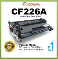 Discount4U .. Toner สินค้าเทียบเท่า สำหรับ Toner HP CF226A/226A/26/26A For HP LaserJet M402d/M402n/M402dn/M402dw/M426d