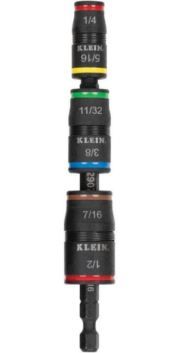 impact-driver-7-in-1-impact-flip-socket-set-6-hex-driver-sizes-plus-a-1-4-inch-bit-holder-klein-tools-32907