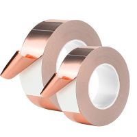 Double Side Copper Foil Tape Self-adhesive Conductive EMI Shielding Heat Resist Snail Tape Paper for Circuit Electrical Repair
