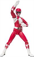 โมเดล ฟิกเกอร์ ไทแรนโนเรนเจอร์ ตัวเอกจากเรื่องขบวนการจูเรนเจอร์ S.H.Figuarts Zyuranger TyrannoRanger ของใหม่ของแท้ Bandai