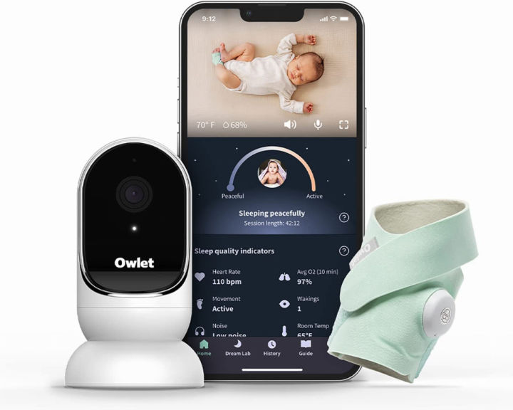Owlet　Mint　Dream　Baby　Dream　and　Duo:　HD　Sock　Monitor　Camera　Lazada