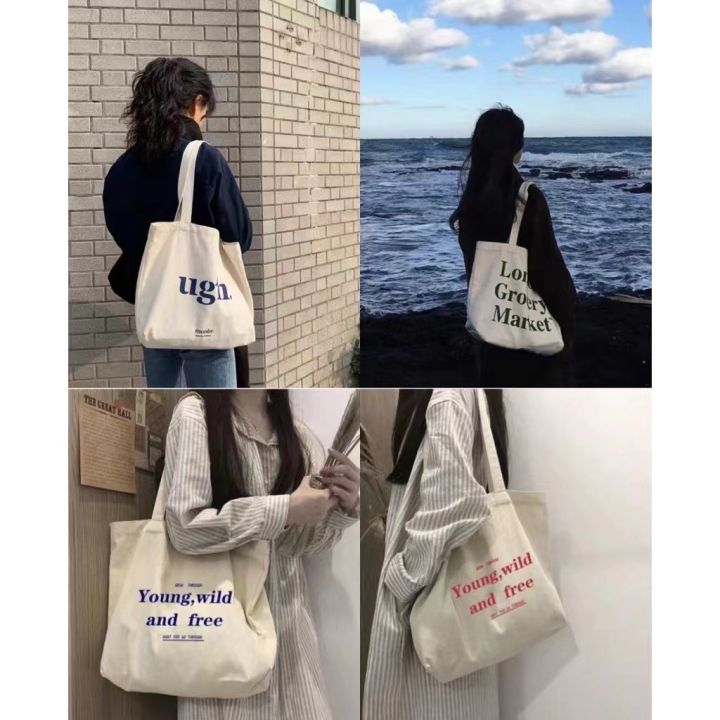 candy-style-กระเป๋าถือ-กระเป๋าผ้า-แฟชั่นมาใหม่-ญี่ปุ่นขี้เกียจสไตล์ซิปกระเป๋าผ้าใบกระเป๋า-ins-วรรณกรรมที่เรียบง่ายความจุขนาดใหญ่สไตล์เกาหลีไหล่ข้างเดียวนักเรียนหญิง