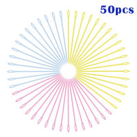 50pcs 50pcs Plastic Sewing Needles Plastic Sewing Needles Large-Eye Knitting Needles Colorful Plastic Needles Plastic Yarn Lacing Weaving Needle Weaving Needle for Kids DIY Sewing Crafts Sewing Crafts Knitting Needles 50pcs Plastic Sewing Needles