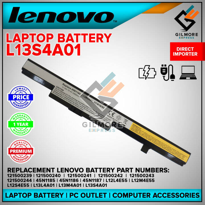 L13S4A01 B40 LENOVO LAPTOP BATTERY REPLACEMENT L13M4A01 / B40 /L13S4A01 ...